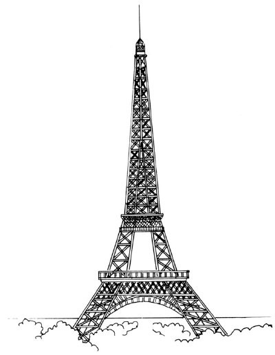 Come disegnare la Torre Eiffel a matita