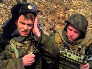 Eccitanti militanti russi sulle forze speciali