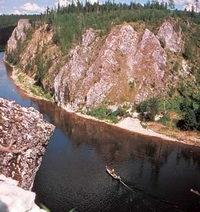 Il fiume Pechora. descrizione