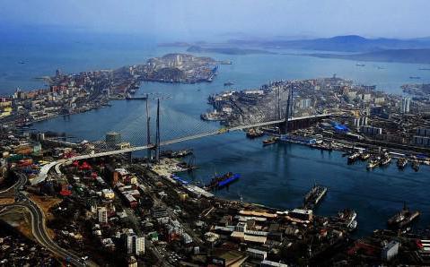 Vladivostok è una bellissima città e porto. Regioni di Vladivostok